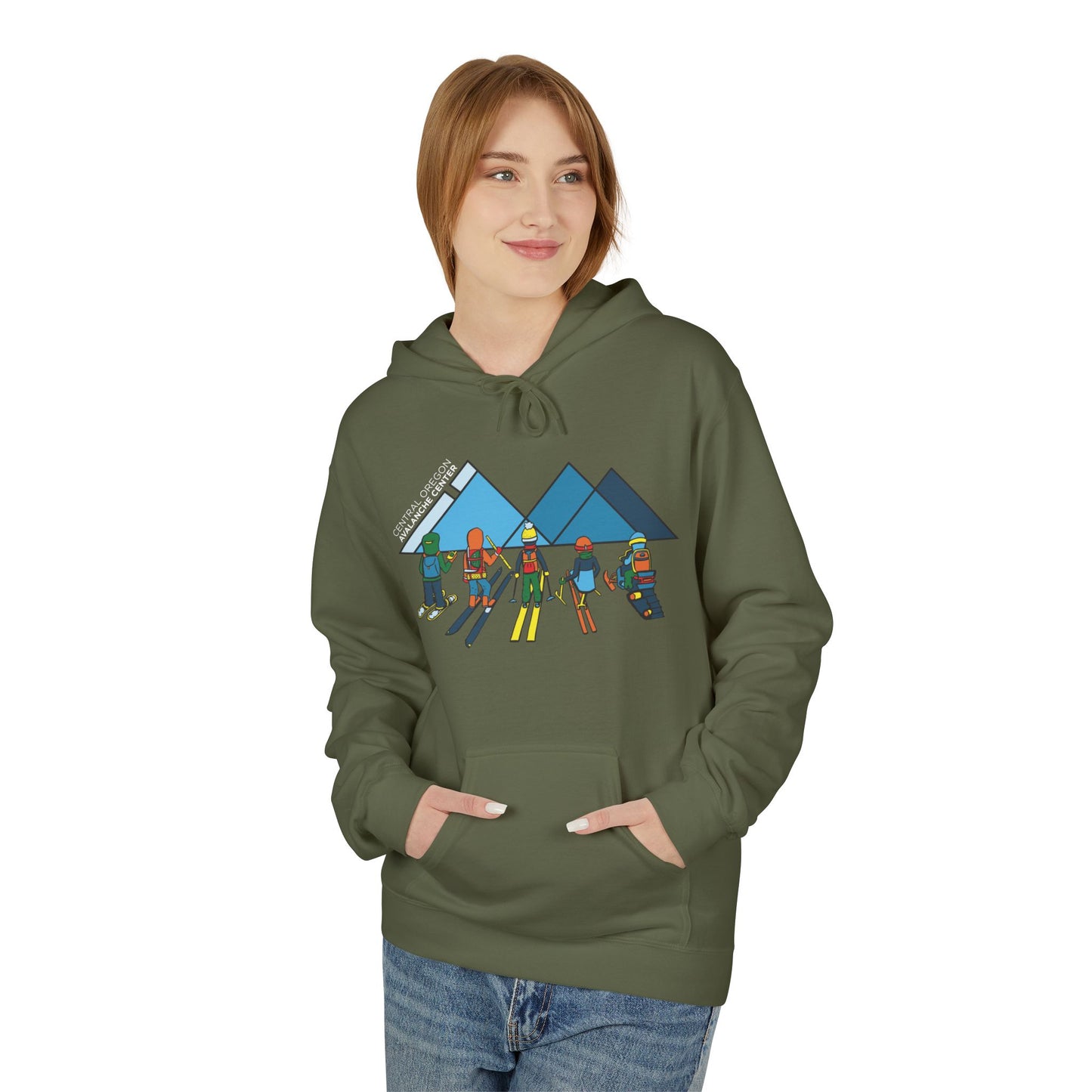 Powder Day Friends Pocket Hoodie